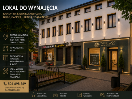Atrakcyjny lokal w Centrum Garwolina 45m2
