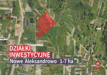 Tereny inwestycyjne w Nowym Aleksandrowie