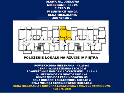 Mieszkanie Oława 2 pokoje stan deweloperski