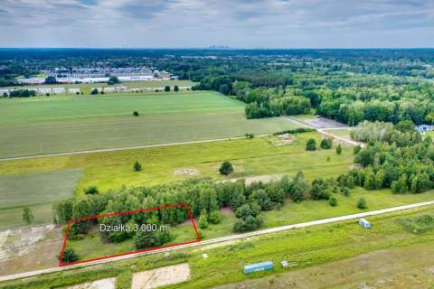 Działka 3000 m z potencjałem inwestycyjnym   Bory