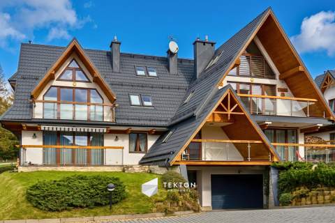 Apartament z kominkiem i widokiem na Giewont