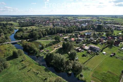 Działka z linią brzegową rzeki 3756 m Prostki