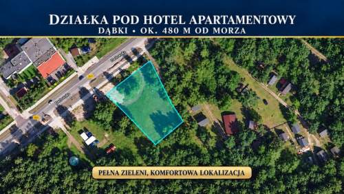 Działka budowlana na sprzedaż, 3061 m2, Dąbki