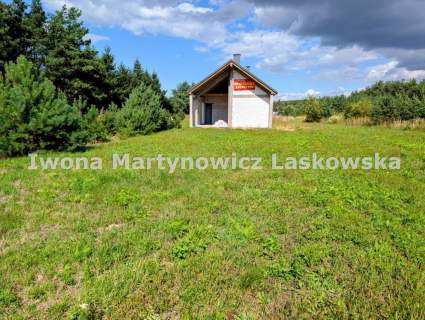 Dom parterowy w otoczeniu rosnącego lasu - Wińsko