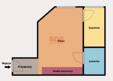 30 m2 2 pokoje na wynajem w luksusowej kamienicy Śródmieście