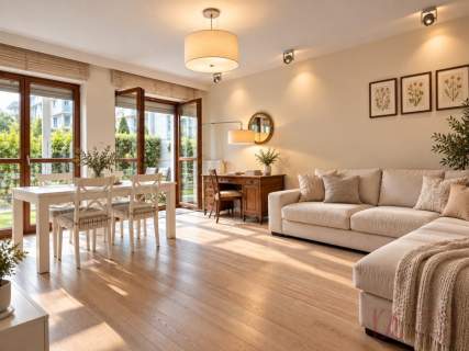 Apartament z ogrodem Wilanów Królewski