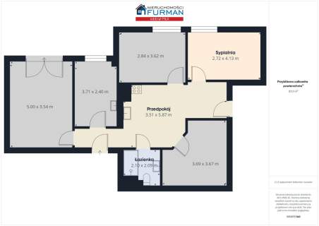 MIESZKANIE NA OSIEDLU GÓRNYM 4 pokoje. 82 m2,