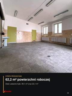Funkcjonalny budynek usługowo-produkcyjny 104 m .