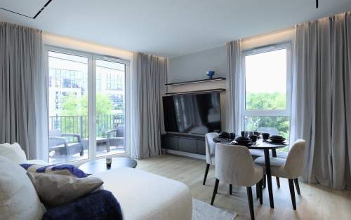 Designer 53 m klimatyzacja balkon Domaniewska Sauna, Siłownia,...