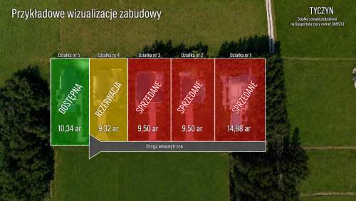 Działki budowlane z WZ Tyczyn   Potoki