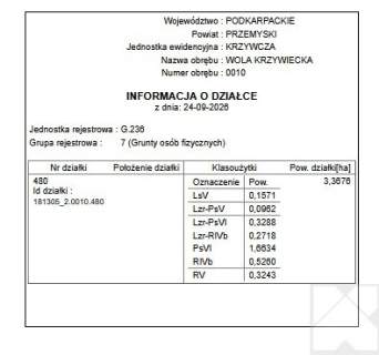 Działka rolna Wola Krzywiecka 3,3676 ha