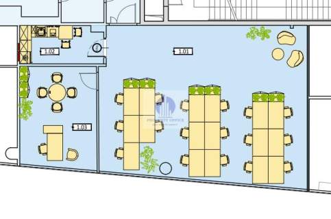 Mokotów lokal biurowy 135 m2 do wynajęcia