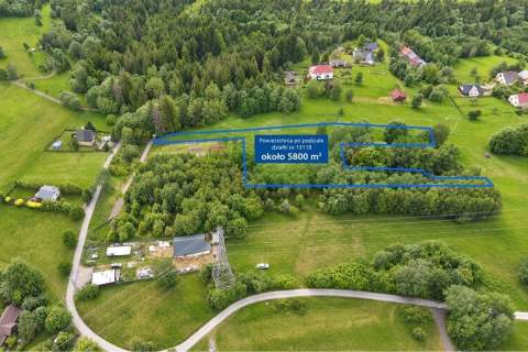 Działka ok. 5800 m w Sól Kiczora widokowa