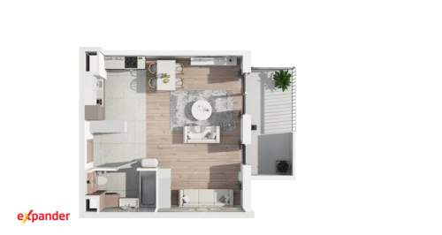 3 pokoje Jeżyce taras ogródek Smart Home