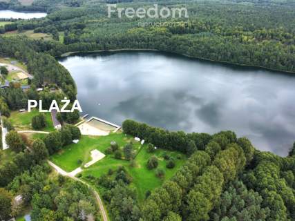 Działka 400 m od jeziora - plaży, przystani
