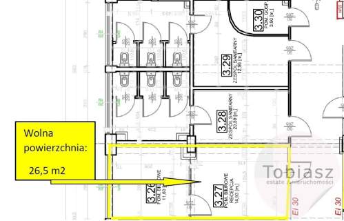 Małe pokoje biurowe/ winda/ klimatyzacja/ parking