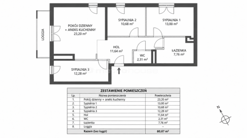 Miejski apartament z balkonem, przy Żeligowskiego 