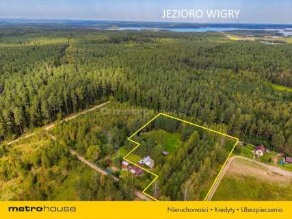 Dom w środku lasu - 9512 m2 - Walne, Wigry