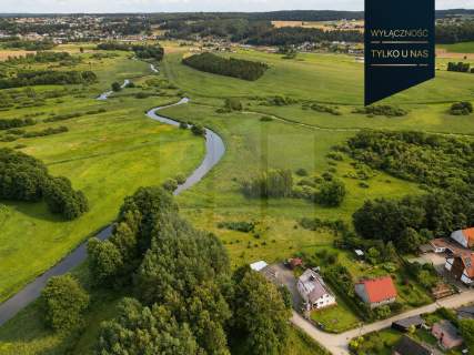 Działka 1,1 HA nad rzeką Radunią Goręczyno