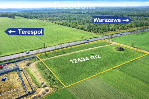 Działka inwestycyjna 12434 m2 Woskrzenice Duże