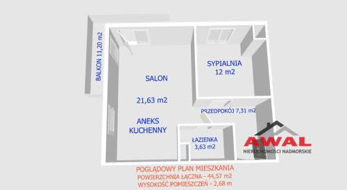 Apartament w Jastrzębiej Górze 300 m od plaży