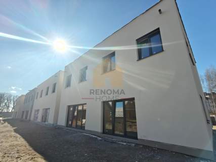 Dom bliźniak 105m2, Garaż w bryle, pompa ciepła