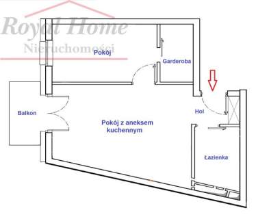 Nowoczesne, b. ładne 2 pok. z garderobą i balkonem.