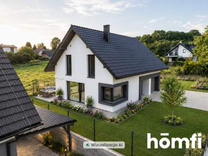 Dom Premium w Porębie Żegoty 5 pok. Działka 8 ar