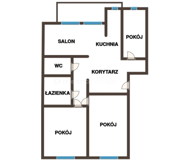 4 pokoje, duży taras nowoczesne wnętrze