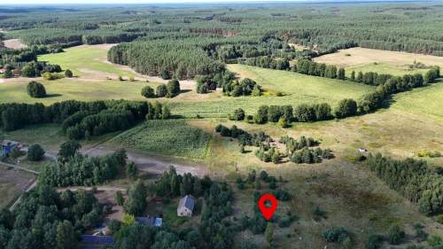 Działka w lesie 3006 m pozwolenie na budowę