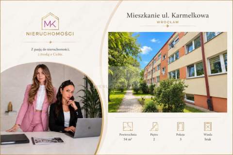 Mieszkanie 3 pokoje 54 m2 2 piętro Karmelkowa Klecina