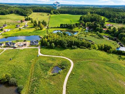Panoramiczny widok na rozlewisko
