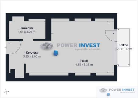 Studio 41,54 m do zamieszkania lub pod wynajem