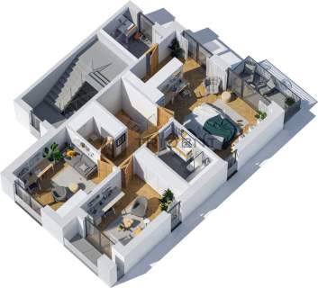 Villa Piaseczno 138,79 m 6 pokoi - ogród 194,9 m 
