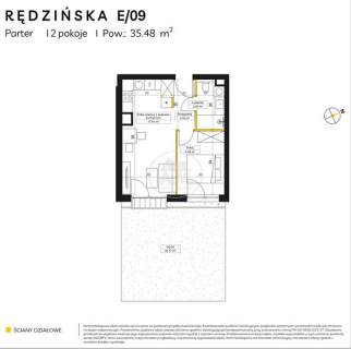 Dwa pokoje z ogródkiem Na start Zielona okolica