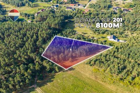 Działka leśna pow. 29.600 m , Bukowina Sycowska