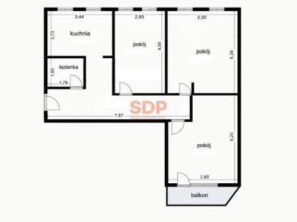 Centrum Wrocławia 3 pokoje kuchnia Balkon Piłsudskiego