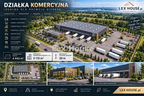 Sprzedam działkę komercyjną , Dąbie