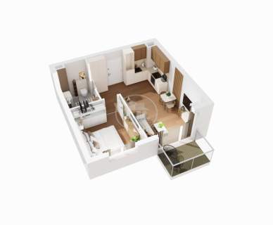Idealne na start 2 pokoje duży balkon 