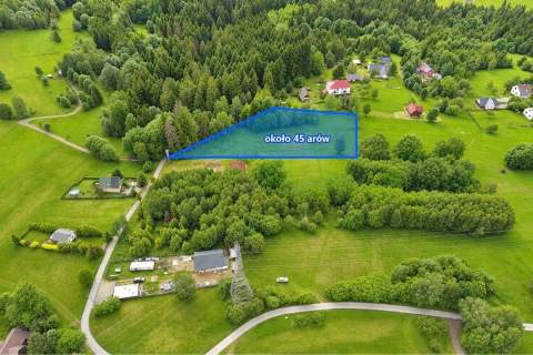 Działka ok. 4500 m w Sól Kiczora widokowa