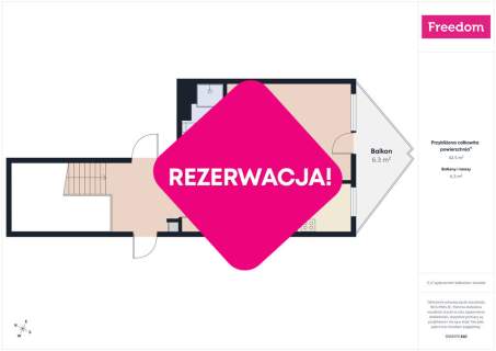 Słoneczna kawalerka balkon Czuby, Bursztynowa