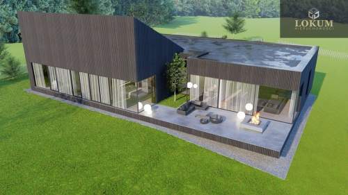 Działka z gotową płytą fundamentową i projektem 