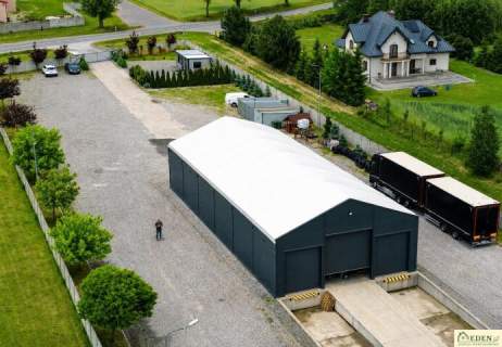 Sprzedam - Hala 336 m2 z działką 0,7 ha - Jedlanka, DK76
