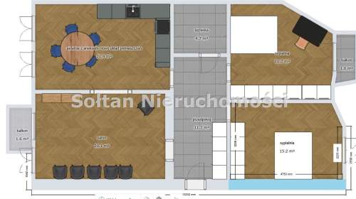 ul. LWOWSKA 2 balkony, 89m, winda, h 3,6m