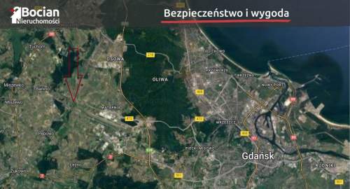 Płaska, słoneczna działka z mediami Rębiechowo
