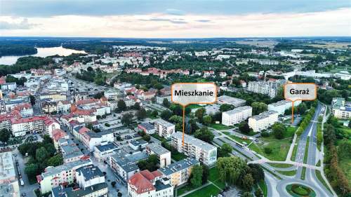 Mieszkanie z balkonem na drugim piętrze