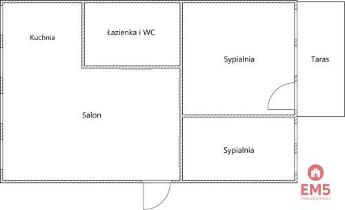 Przestronne 3 pokoje,Leśna Dolina