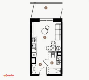 Kawalerka z potencjałem / Parking / Super lokalizacja / Park