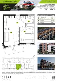 Mieszkanie na sprzedaż, 39,71 m2, Piła