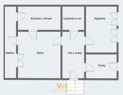 3 pokoje z loggia I Metro I Parki